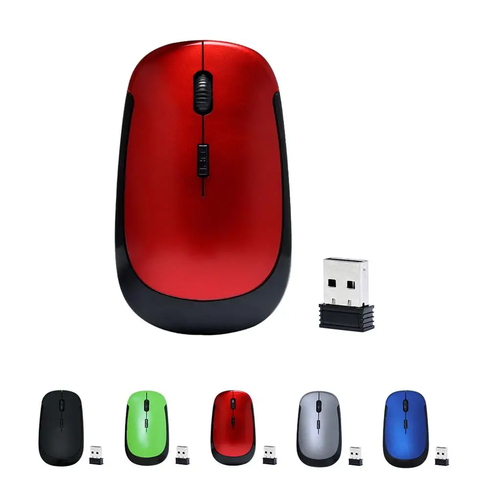 

Ультратонкая беспроводная мышь, 1600DPI, 4 кнопки, 2,4 ГГц, 5 цветов