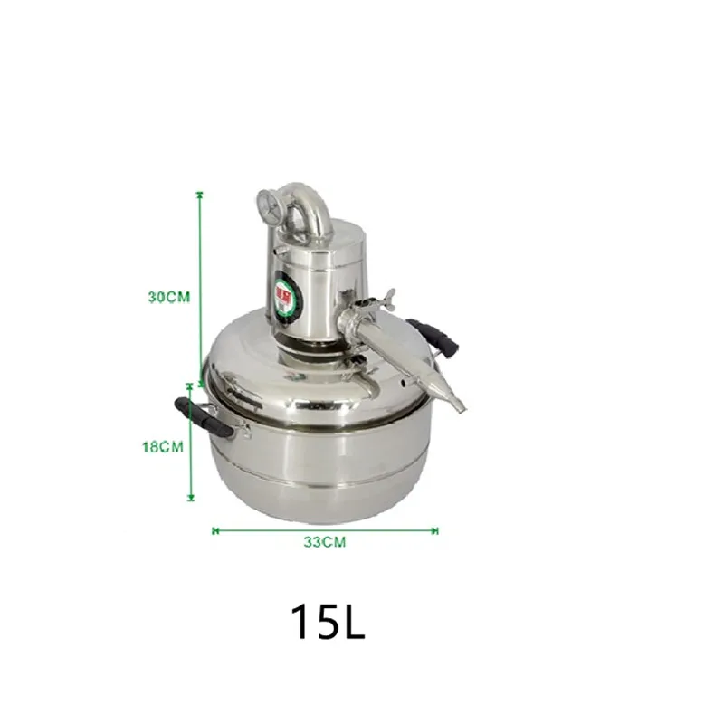 Дистиллятор 15 л высококачественный домашний дистиллятор из нержавеющей стали