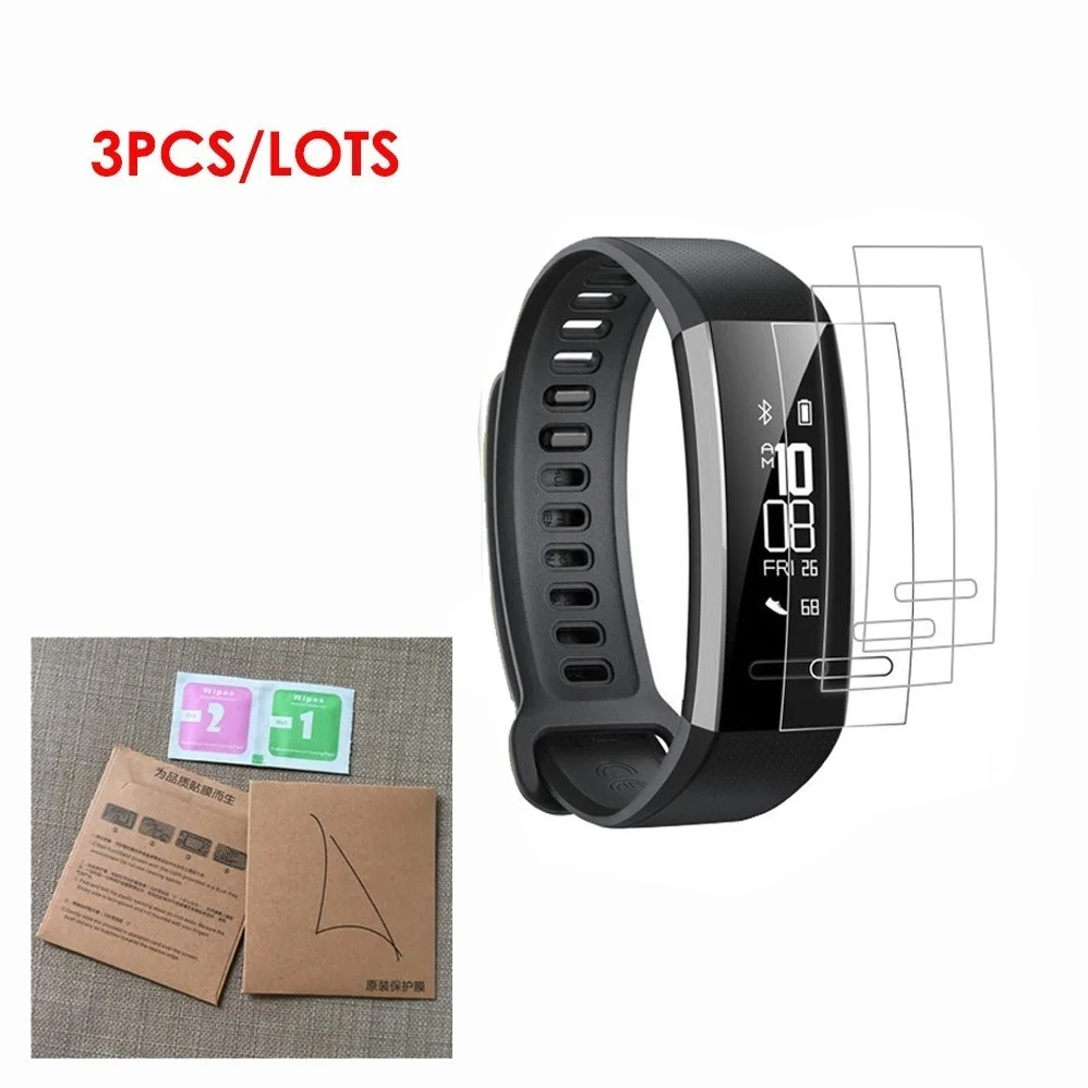 

3Pack For Huawei Eris-B29 Band 2 Pro Eris B29 Screen Protector Full Coverage Soft TPU Anti-explosion Smart Band Wristband Film