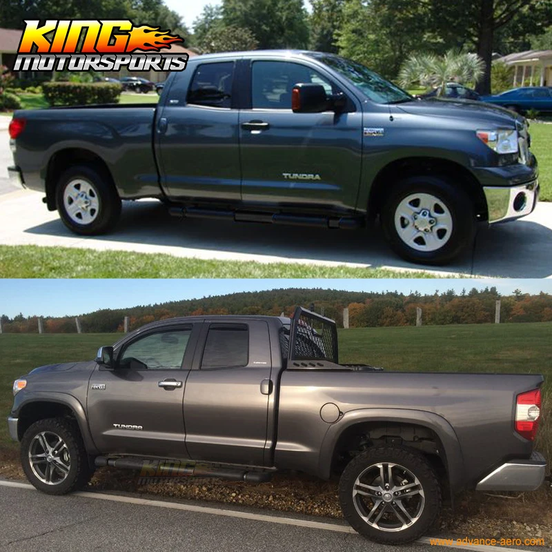 Черная алюминиевая боковая направляющая подходит для 07 15 двойная кабинка|cab| |