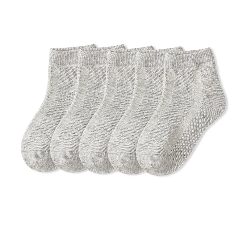 

Baby Lotus 5 Pairs/Lot New Summer Black White Pure Cotton Breathable Sports Kids School Socks Girls Boys Mesh Soft Short Socks