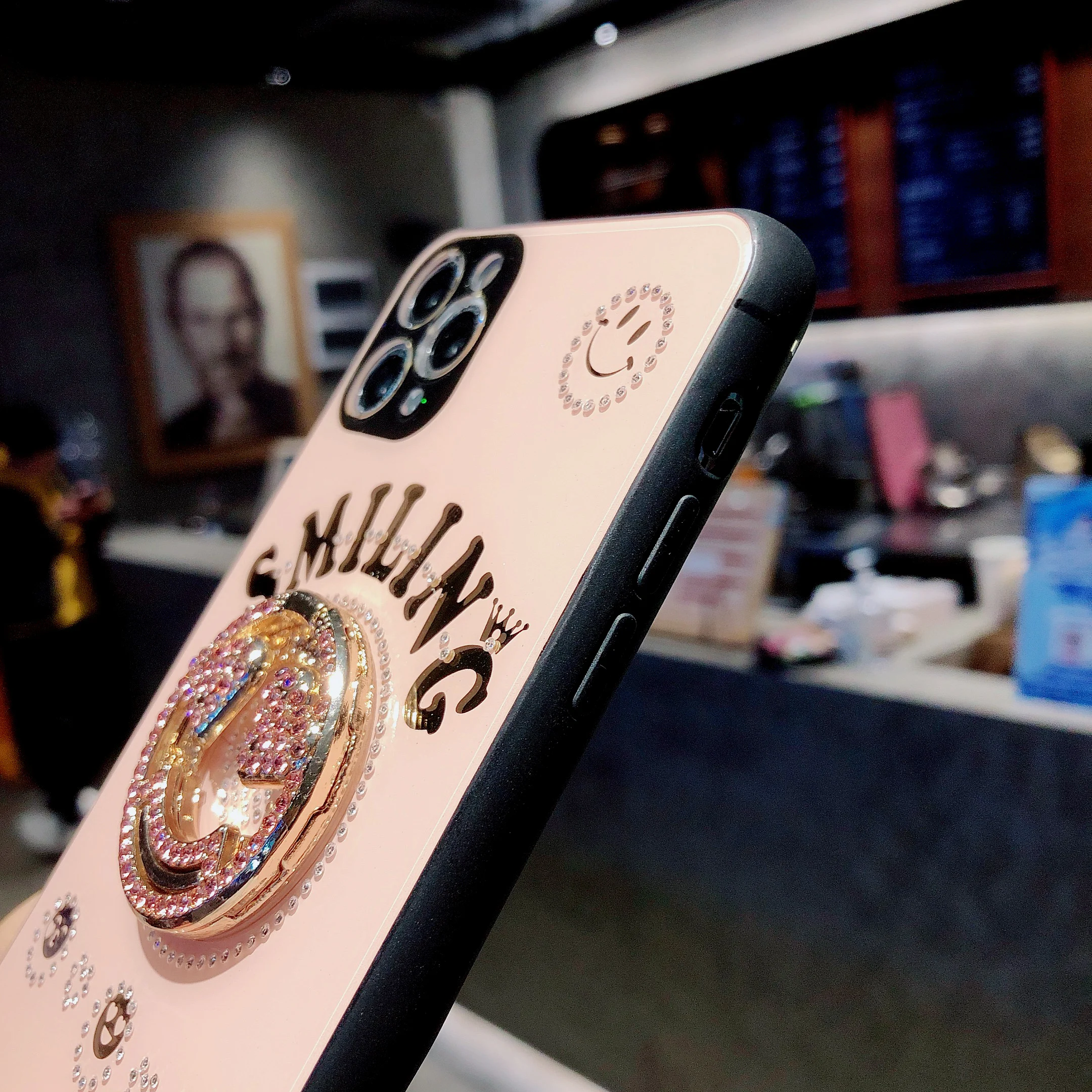 

Diamond lovers mobile phone case with bracket for iPhone 11 / 11pro / 11promax / 12 / 12pro / 12promax / 12mini