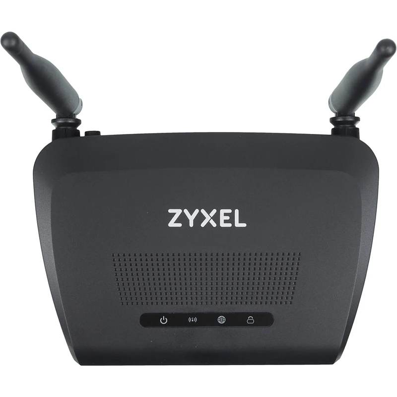 Роутер беспроводной Zyxel NBG 418N v2 (NBG 418NV2 EU0101F) N300 10/100BASE TX черный|Беспроводные роутеры|