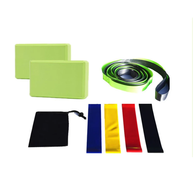 8 шт. набор оборудования для йоги цепь ромашки блоки растягивающийся пояс