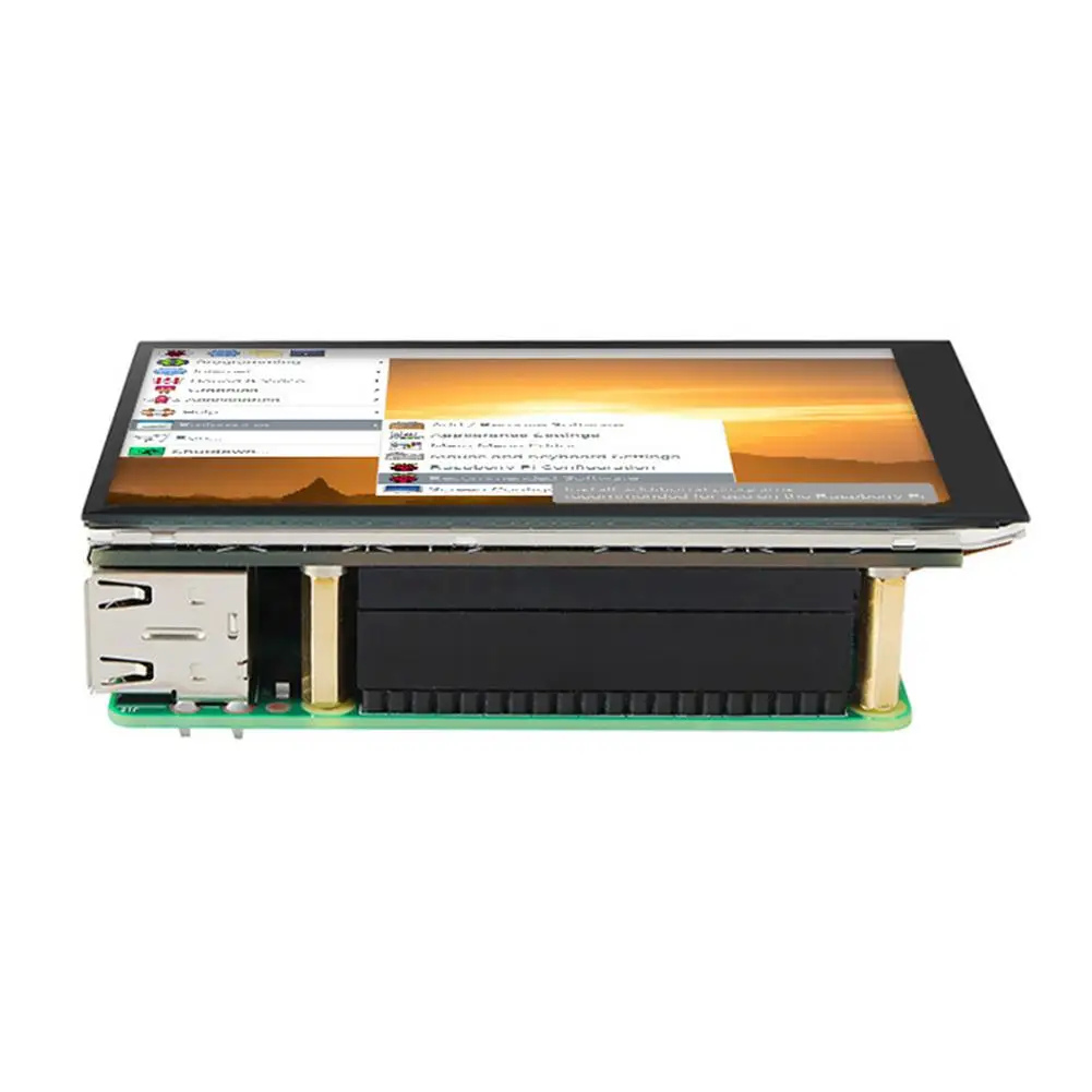 4-дюймовый сенсорный экран для Raspberry PI 3B 4B ЖК-дисплей HD высокоскоростной интерфейс