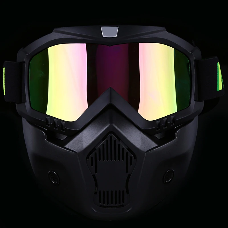 Posbay маска на шлем с полным лицом для глаз очки катания лыжах езды мотоцикле