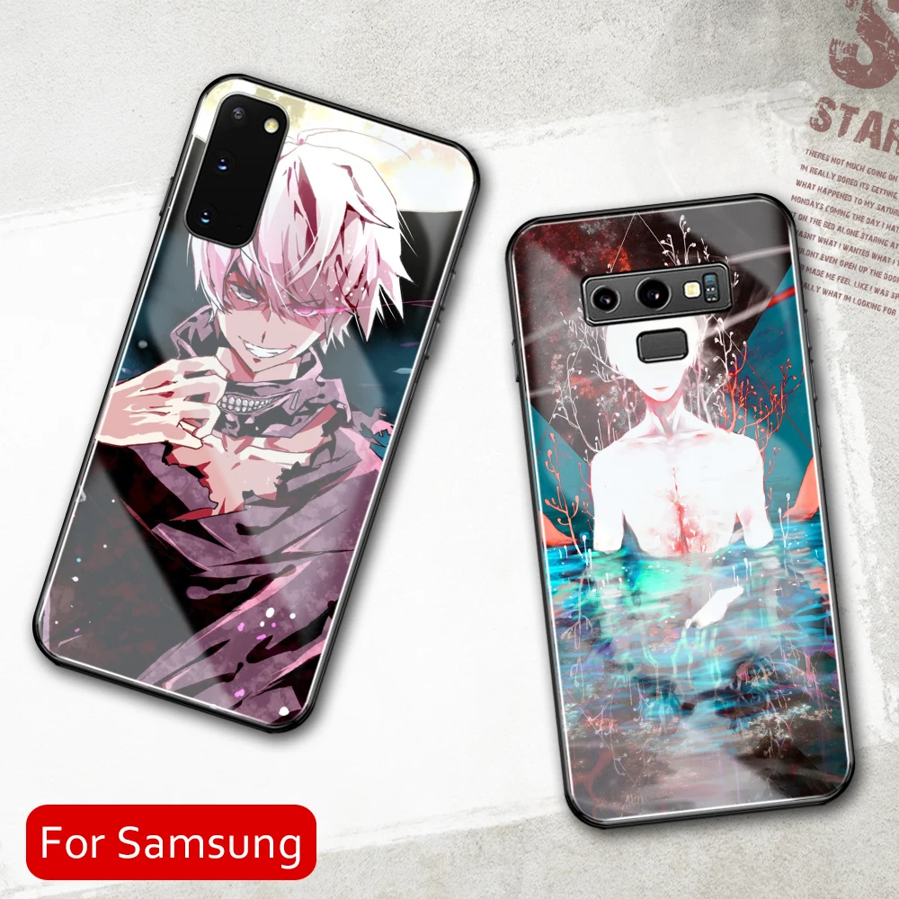 

Аниме Tokyo Ghoul горячая Распродажа чехол для телефона из закаленного стекла для Samsung Galaxy A50 A60 A70 A31 A51 A71 A81 A91 4G 5G A50S A70S M40 M80S