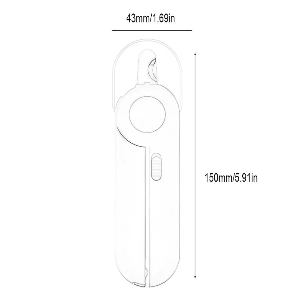 

Professional Pet Stainless Steel Nail Cutter Beauty Scissors Led Lighting Puppy Kitten Professional Grooming Claw Nail Scissor