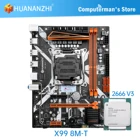 Комплект материнской платы HUANANZHI X99 8M T, комплект ЦП Intel XEON E5 2666 V3, поддержка 2 * DDR3, фонарей памяти M.2, NVME, USB3.0