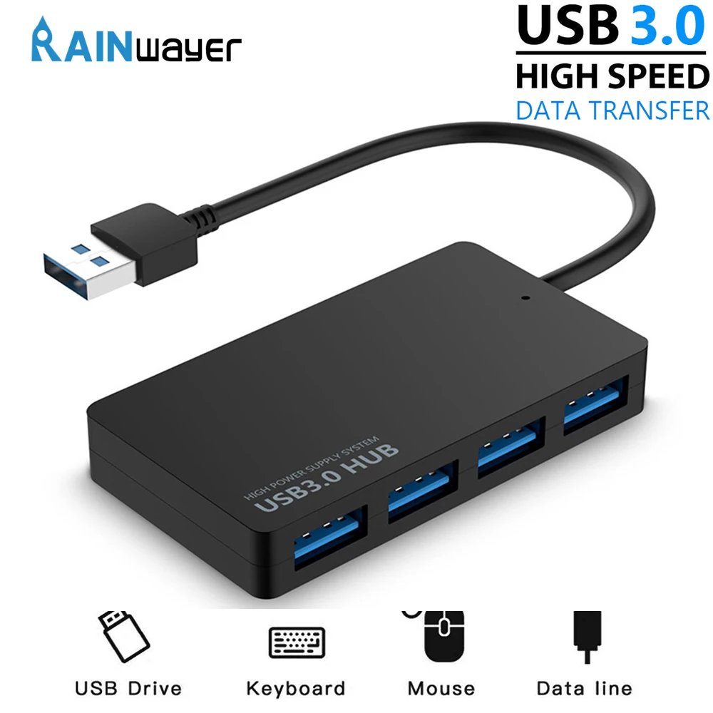 

Высокоскоростной USB-разветвитель 2,0/3,0, 4 порта