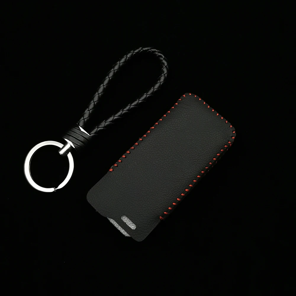 

Fashion Leather Top Layer Car Key Cover Case Shield For Chery Tiggo 8 Arrizo 5 Pro Gx 5x Eq7 Chery Tiggo 7 Pro 2020 Accessories