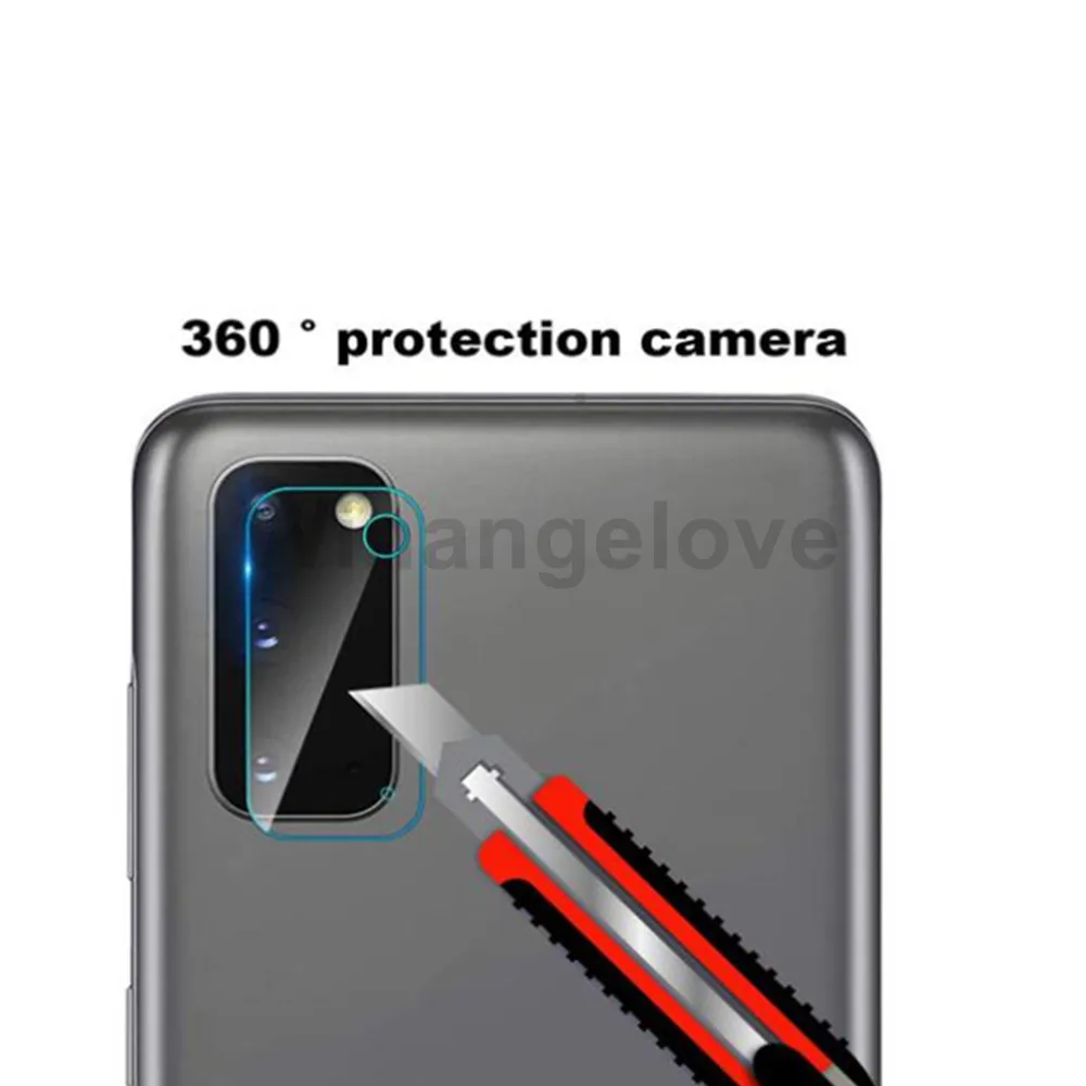 500 шт. Защитное стекло для объектива камеры samsung galaxy s20 ultra s10 plus|Защитные стёкла и