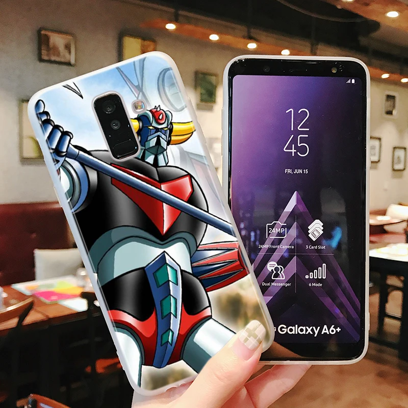 Мягкий силиконовый чехол для телефона UFO Robot Grendizer Samsung Galaxy A9 A8 A7 A6 A5 A3 Plus Star 2018 2017 2016
