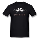 Мужская футболка с коротким рукавом Diablo, Красная Футболка Justice