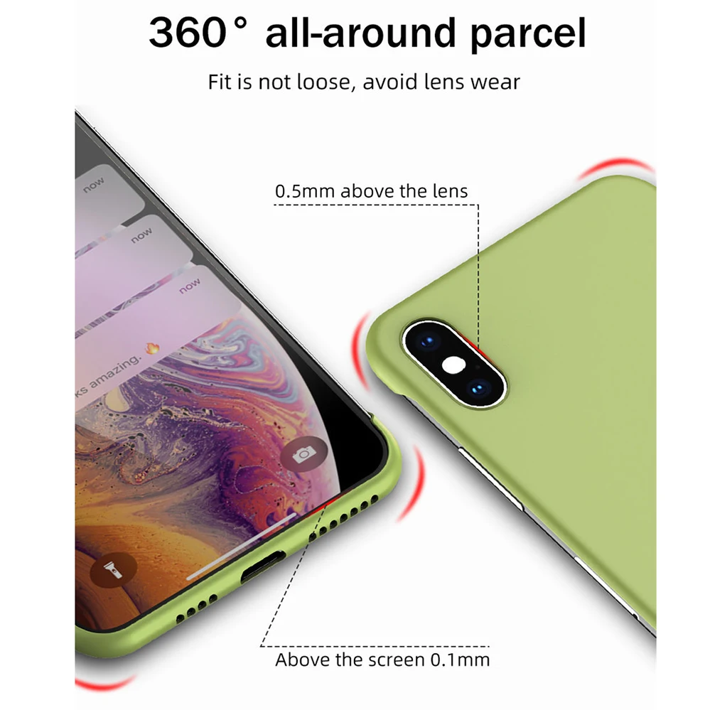Бескаркасный жесткий чехол для Samsung Galaxy S8 S9 S10 Plus S10E Note 8 9 10 ультратонкий Жидкий ПК +