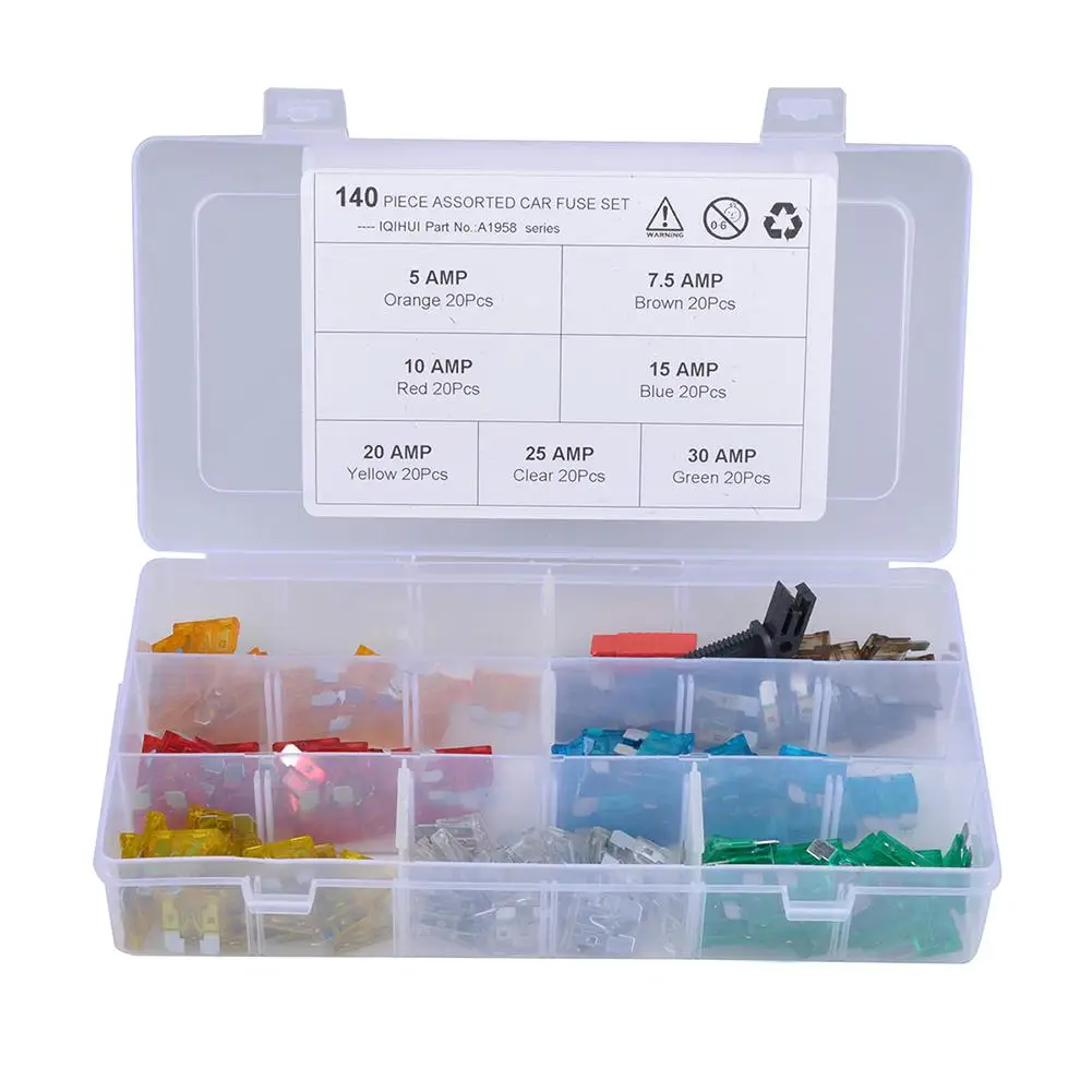 Предохранитель для лезвия автомобиля мотоцикла грузовика 5 А а 10 15 20 25 30 блок