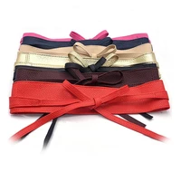 fashion waist belts women lady color stretch elastic wide belt all match windbreaker dress adornment for women waistband