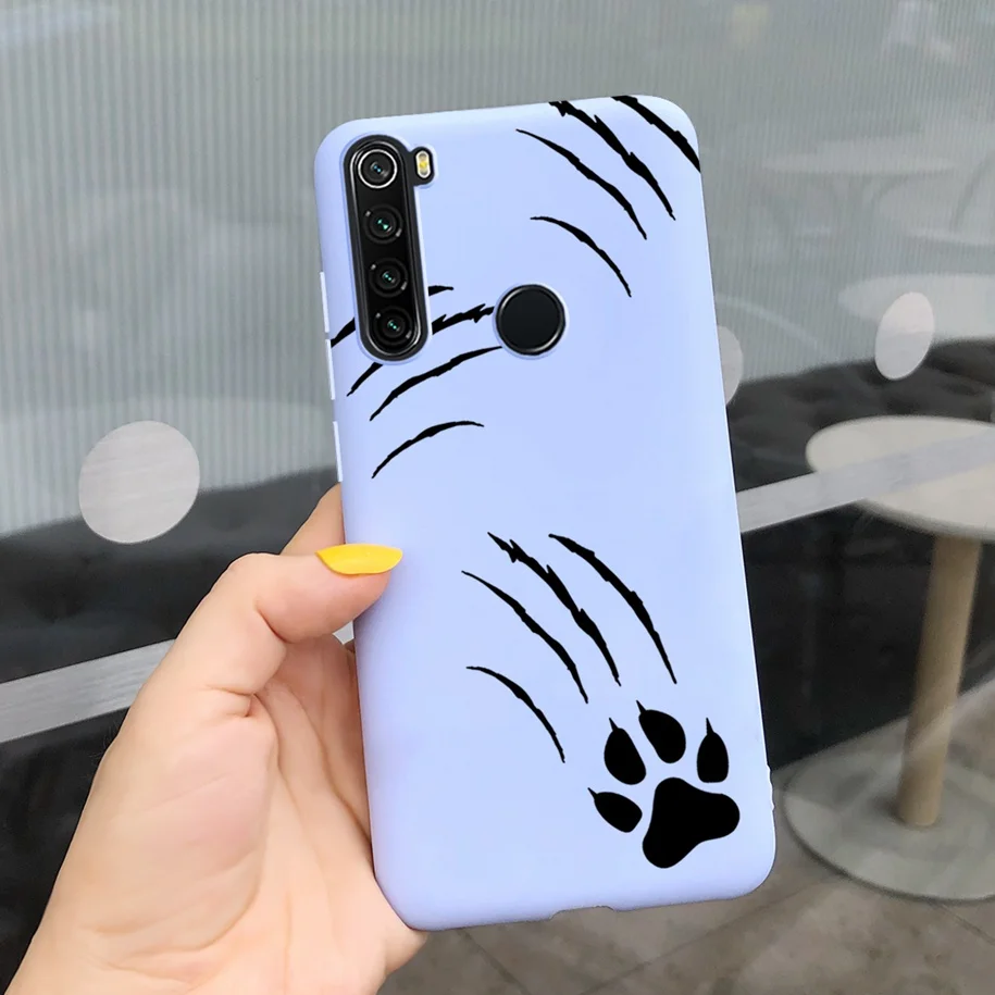 xiaomi leather case color Redmi Note 8 Ốp Lưng Điện Thoại Dễ Thương Mèo Hoạt Hình Ốp Lưng Dành Cho Xiaomi Redmi Note 8 Pro Trường Hợp Note8 8 T 8Pro 8 T Silicone Mềm Coque xiaomi leather case chain