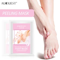 auquest 2pcs foot mask patch feet peel exfoliating skin care peeling dead skin feet mask pedicure socks foot patch for heels