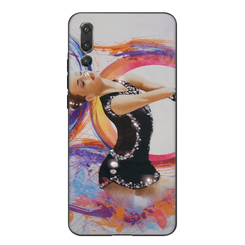 Чехол для телефона из ТПУ Honor Note 10 View 20 6A 7A 7C 7X8 8X 8C 9X9 Lite Pro Cover Painting Girl Sport