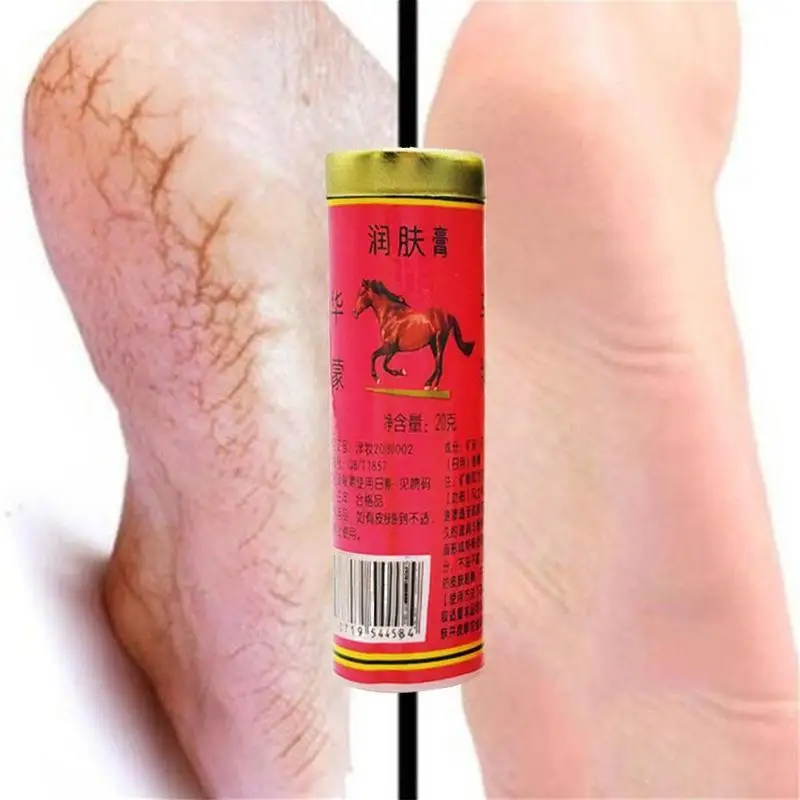 1pcs Horse Oil Hand Cream Anti-chapping Ointment Prevent Dry Skin Moisturizing Ointment For Hand Finger Foot Skin Care 20g