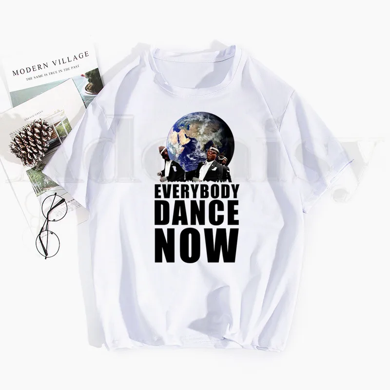 Гроб для танцев Гана похороны танцевальная команда 90s графический принт Весенние