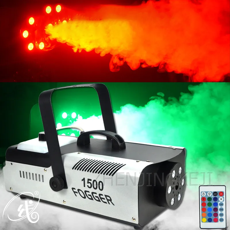 Мощная сценическая машина для дыма с дистанционным управлением 1500 Вт
