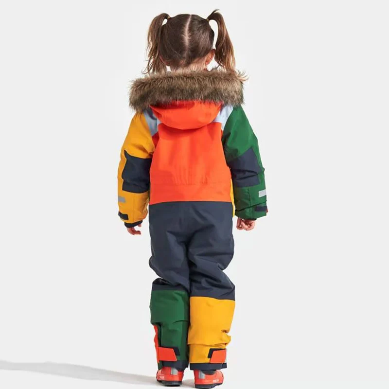 Детское лыжное пальто лыжный комбинезон для мальчиков и девочек зимний уличный