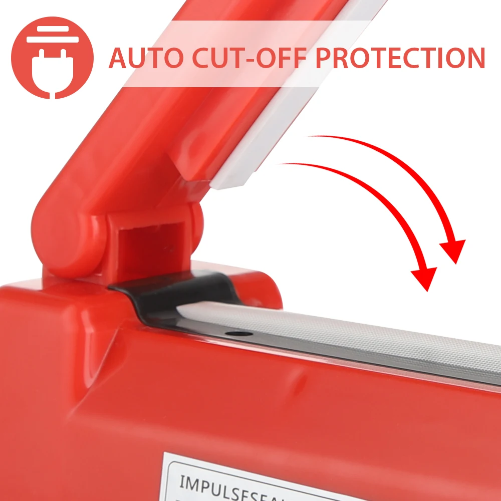 Импульсный упаковщик пищевых продуктов вакуумный для красный/синий|Зажимы