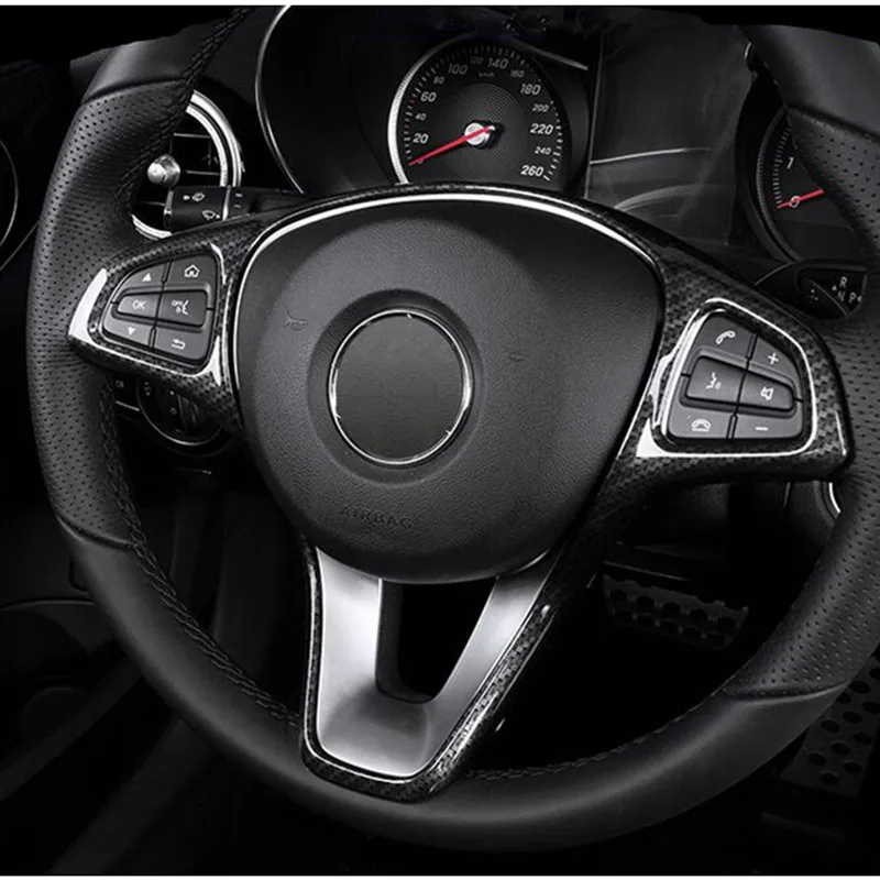 Отделка кнопки рулевого колеса для Mercedes Benz Vito W447 2014 2017 аксессуары салона