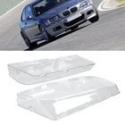 1 шт. линзы фар автомобиля крышка лампы прозрачный для BMW E46 3 серии 1998-2001 левыйправый автомобиль аксессуары инструмент Стайлинг
