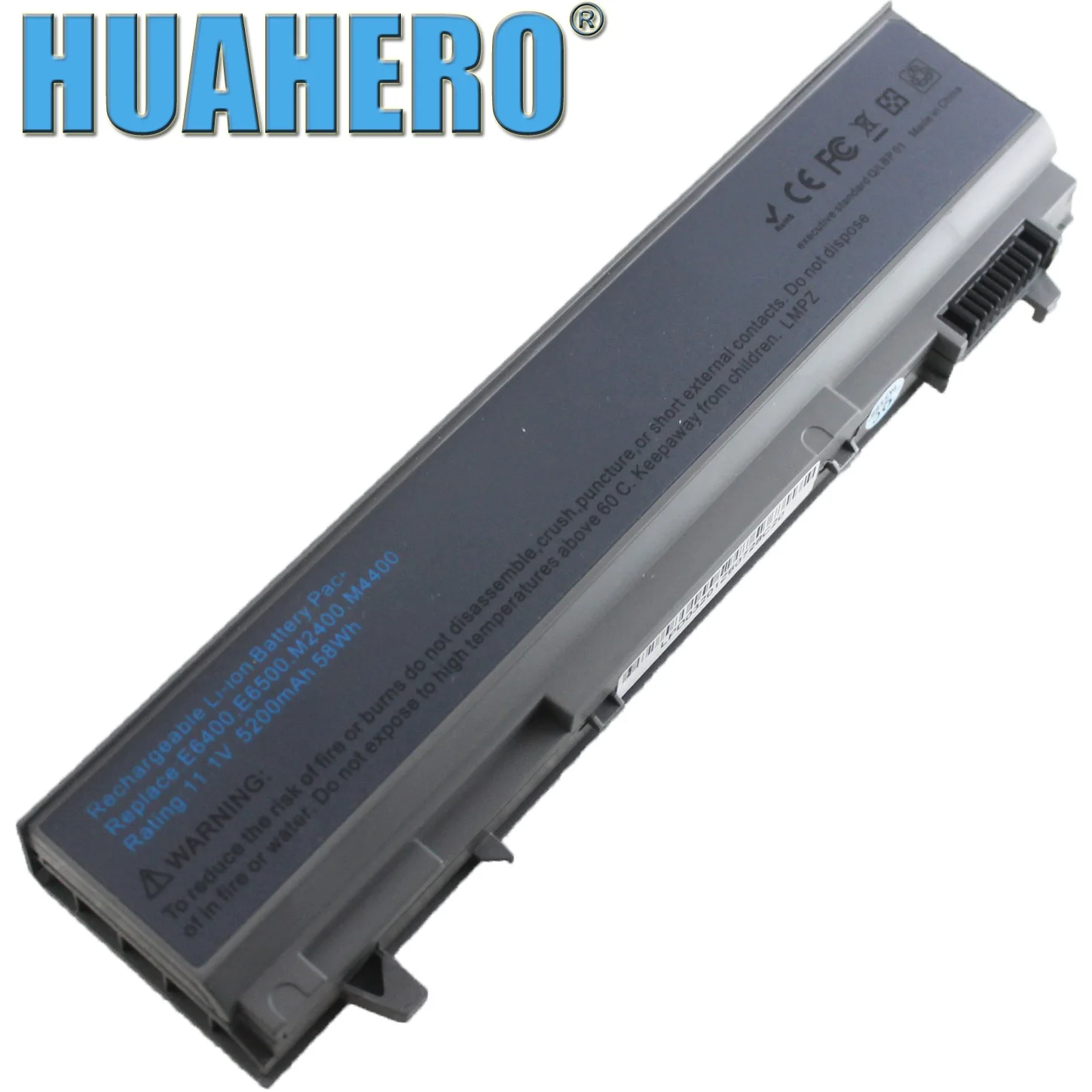

HUAHERO BATTERY FOR Dell Latitude E6400 E6410 E6500 E6510 KY477 PT434 W1193 U844G 312-0748 312-0754 312-0917 451-10583 FU268 PC