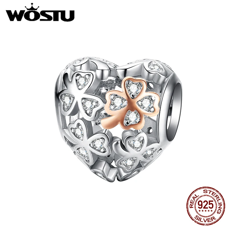 Женский браслет WOSTU ожерелье из стерлингового серебра 925 пробы с подвеской в виде