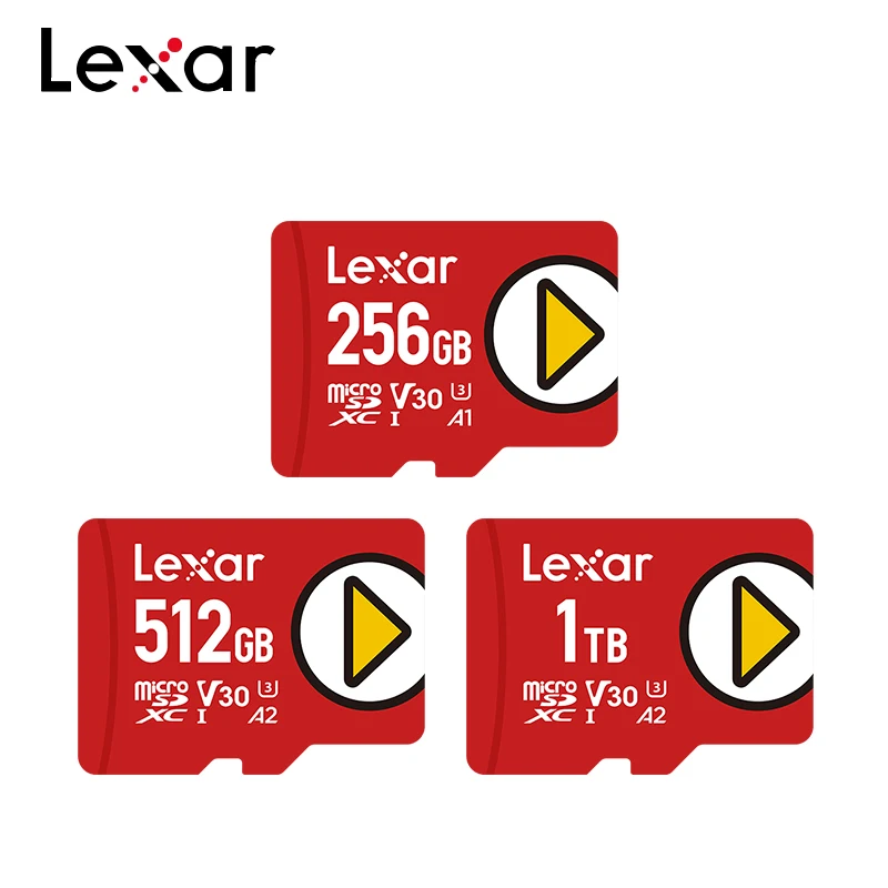 Lexar Play Micro SD Card SDXC 128GB V10 A1 256GB A2 512GB 1TB TF Flash V30 C10 Memory For Phone/Tablet/Nintendo Switch | Компьютеры и