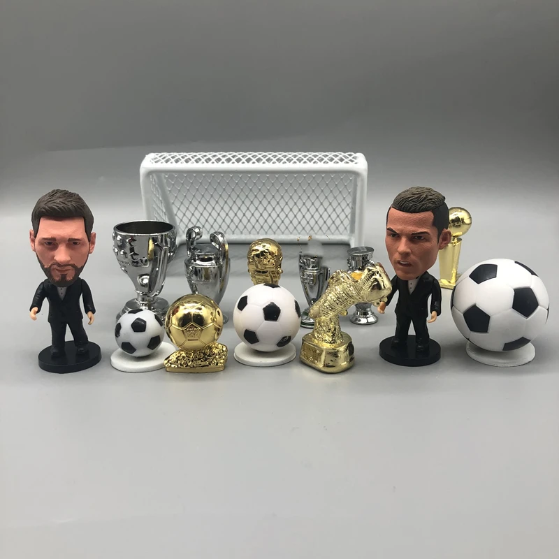 Soccerwe футбольные куклы с высотой 4 см металлический трофей из смолы для коллекций
