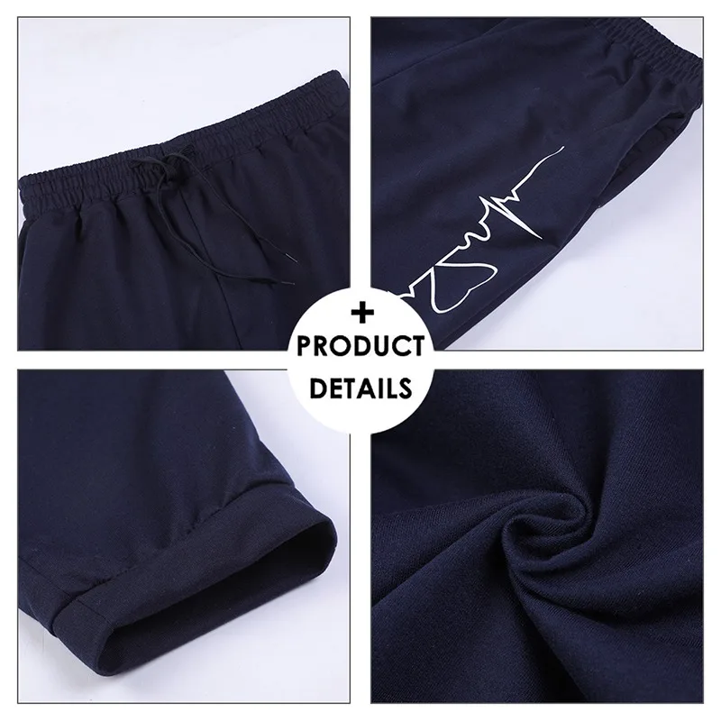 

Loose Sexy High Waist Loose Fleece Sweatpants Trousers With Pockets 2021 Fall Winter Black And White Womens Joggers Sweat Pants