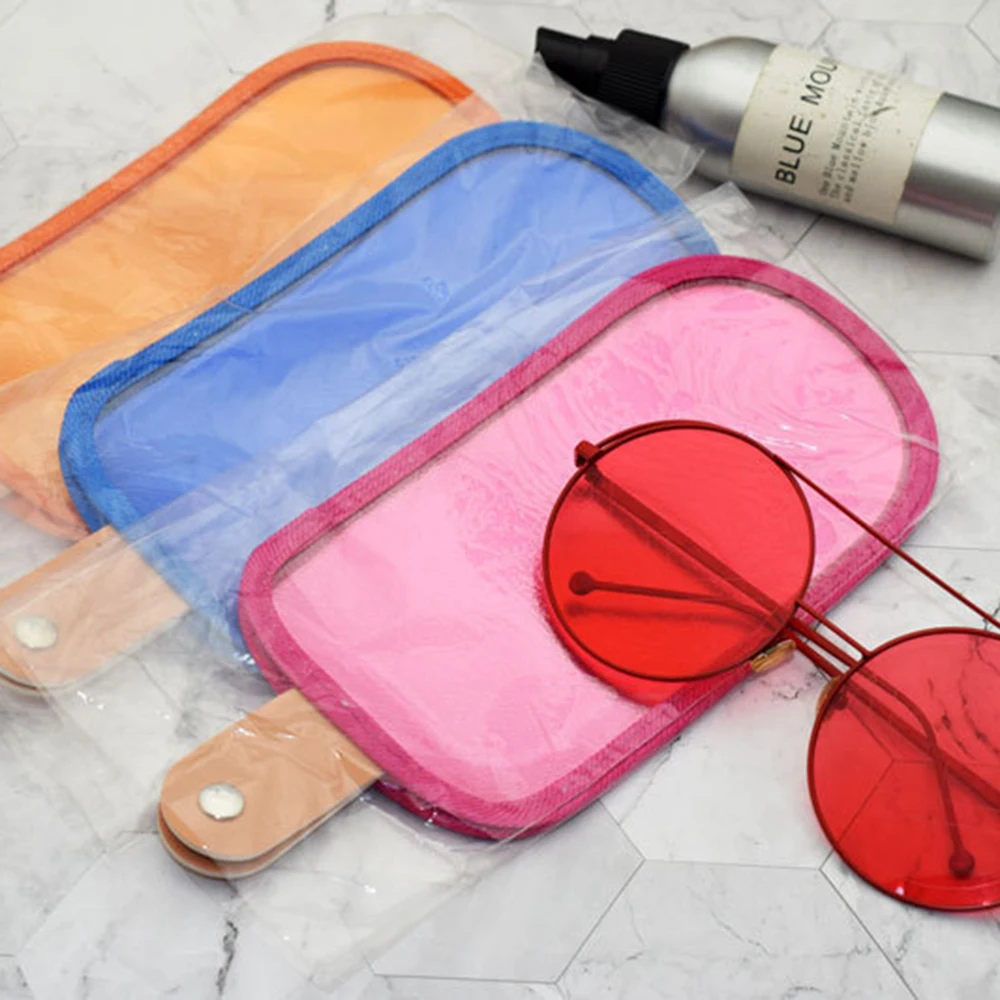 

Color Solid Portable Storage Sunglasses Bag Mobile Phone Bag Creative Fashion Personality Candy Color Storage Bag