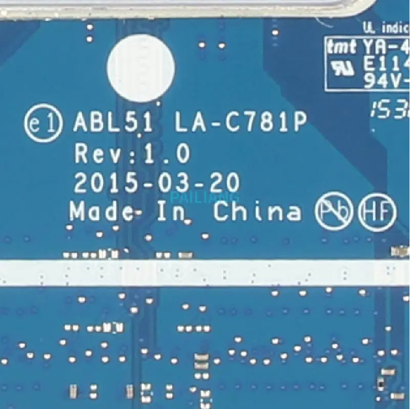 PAILIANG   HP, 15-AF,   LA-C781P 818075-501 814612-501 Core AM7410,  DDR3