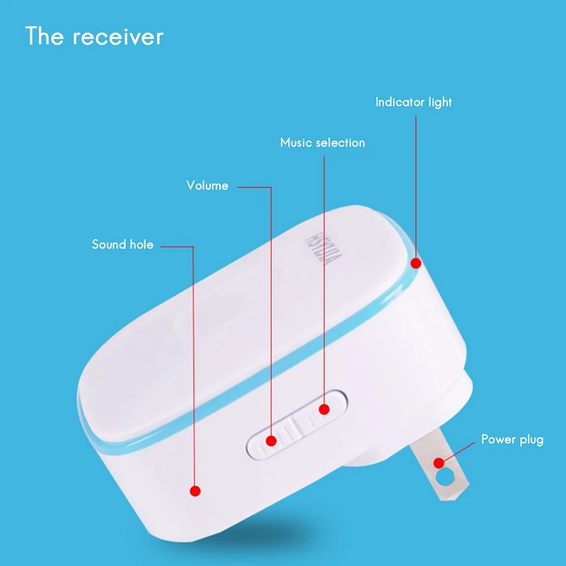 Домашняя безопасность HSYIJIA беспроводной дверной звонок умные колокольчики