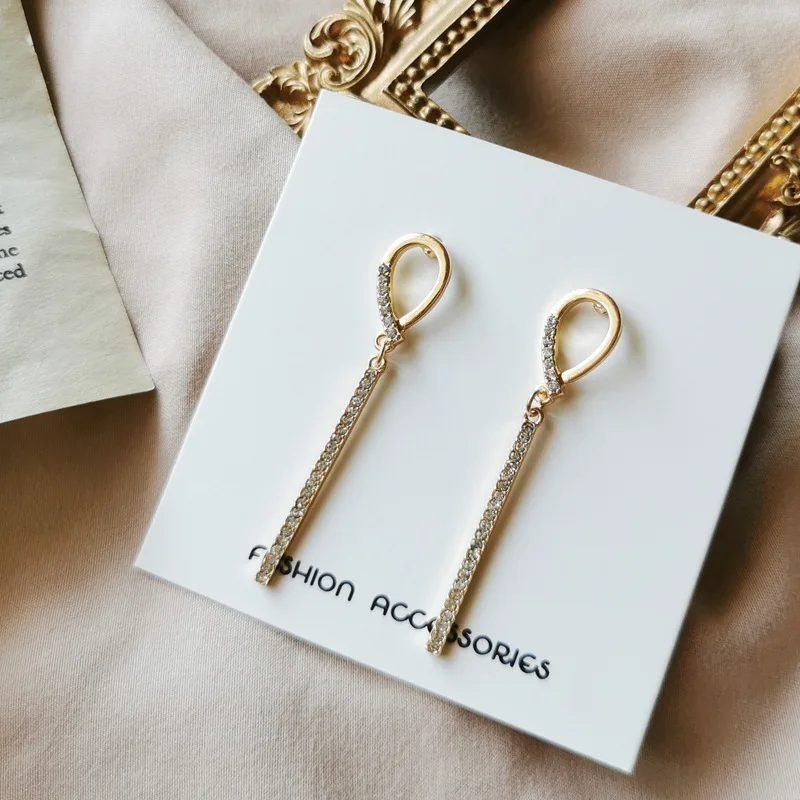 Модные Эффектные серьги 2019 геометрические для женщин подвесные блестящие