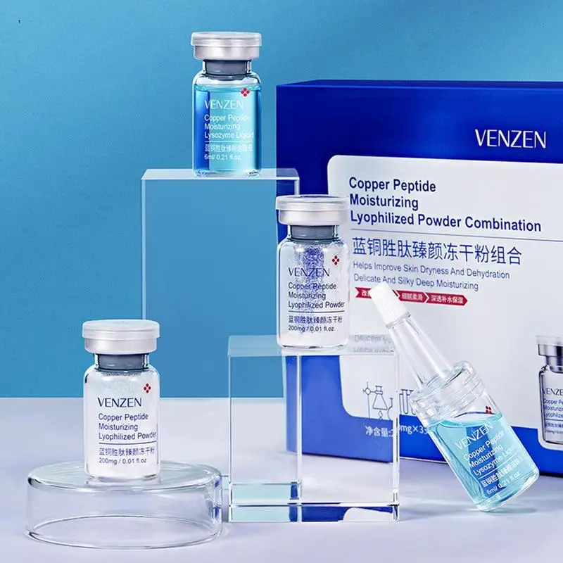 

Face Serum Lyophilized Power Shrink Pores Serum Skin Care Treatment Pore Freeze Dried Powder Set