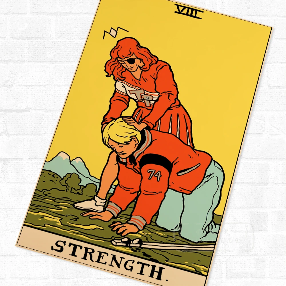 Pop фильма ужасов Твин Пикс прочность Винтаж плакат в стиле ретро из крафт бумаги