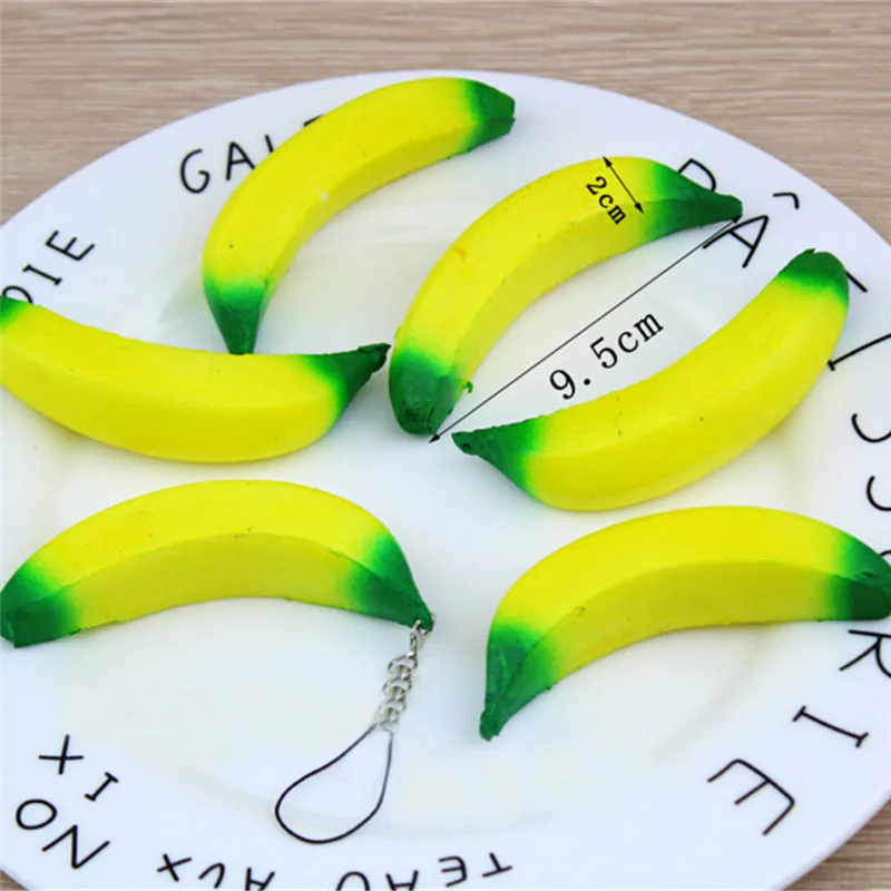 2020 Новинка мягкий банан сжимает антистрессовая игрушка медленно поднимающийся