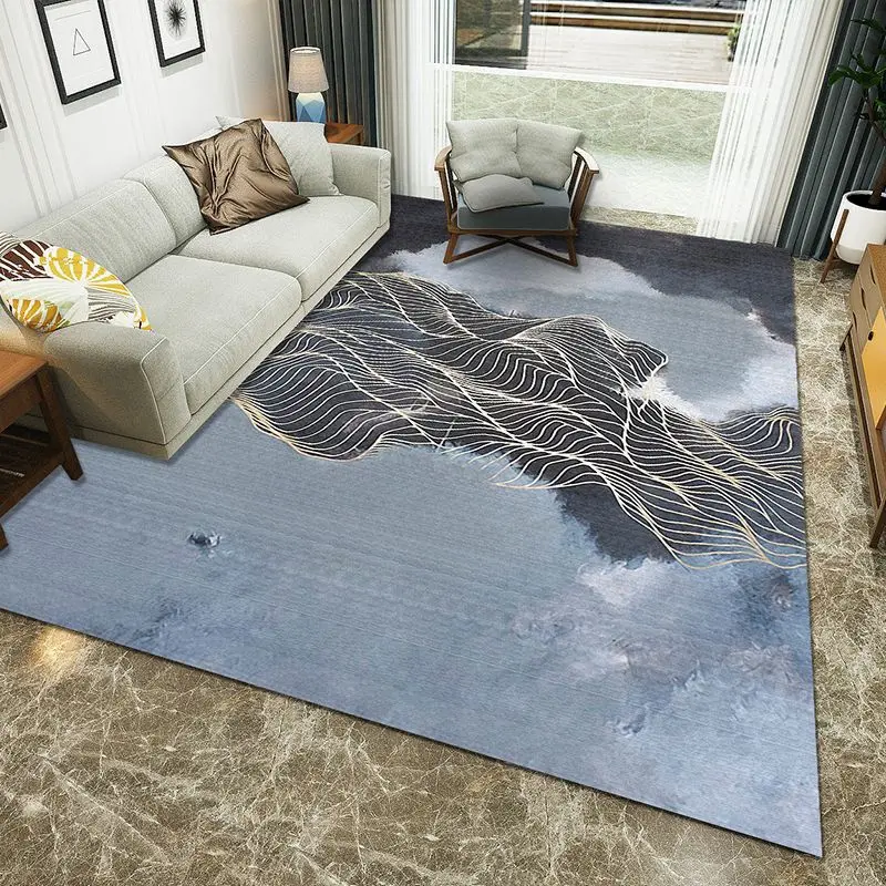 Современный геометрический Коврик для дома спальни прикроватный журнальный