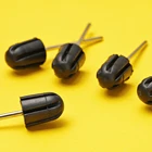 Профессиональные резиновые шлифовальные ленты, фреза, совместимая с колпачком для зачистки ногтей, аксессуары для вала, электрические инструменты для маникюра и педикюра