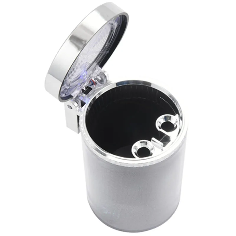 

Пепельница автомобильная со светодиодной подсветкой, портативная пепельница для курительной чашки с вентиляционным отверстием, меняющая ...