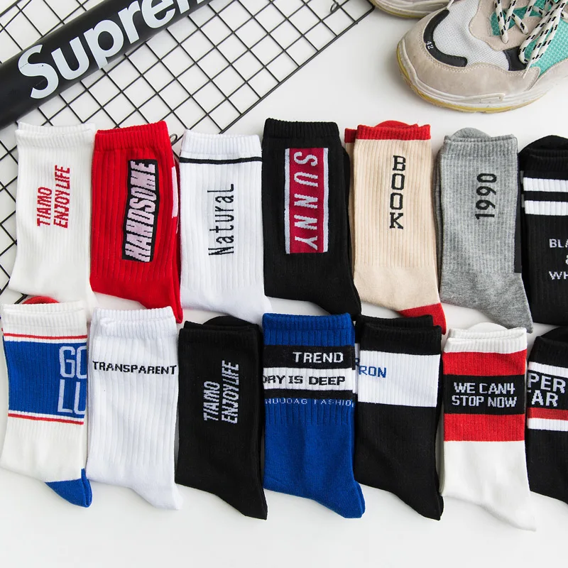 5 пар носков в стиле хип хоп счастливые мужские носки уличная одежда забавные