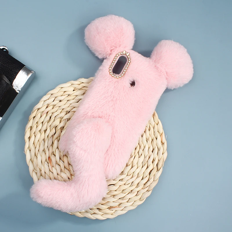 Winer стильная пушистая мышь Кролик Прекрасный Стиль Защитная кожа чехол для Leagoo M12