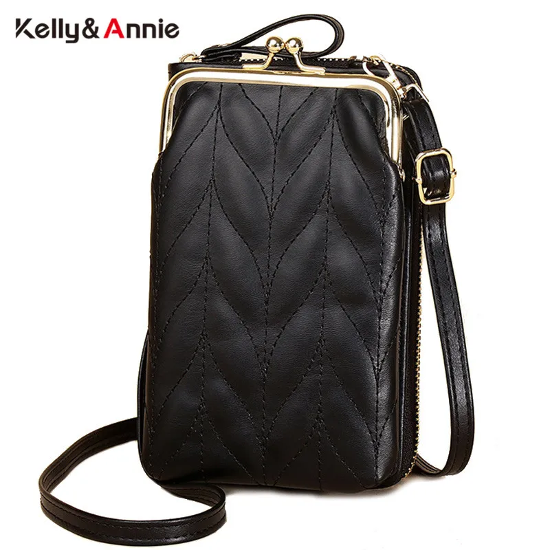 Дизайнерская сумка на плечо с зажимом для телефона женщин маленькие дамские