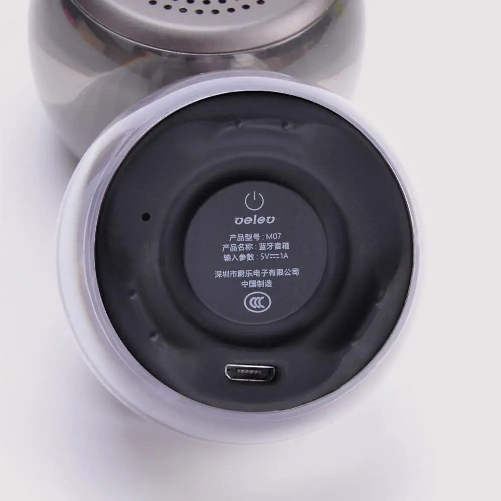 Mijia Velev TWS Bluetooth динамик с красочным освещением Портативный беспроводной
